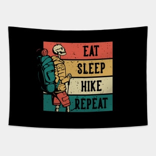 Eat Sleep Hike Repeat Tapestry