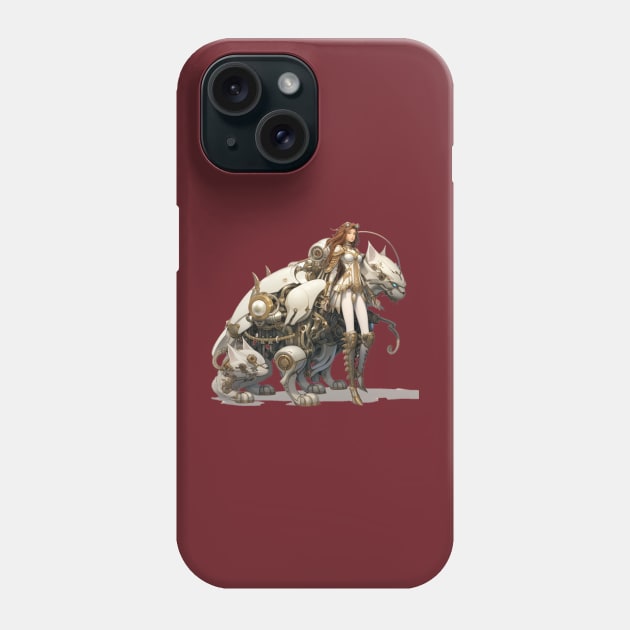 Cat Mecha Phone Case by Jason's Finery