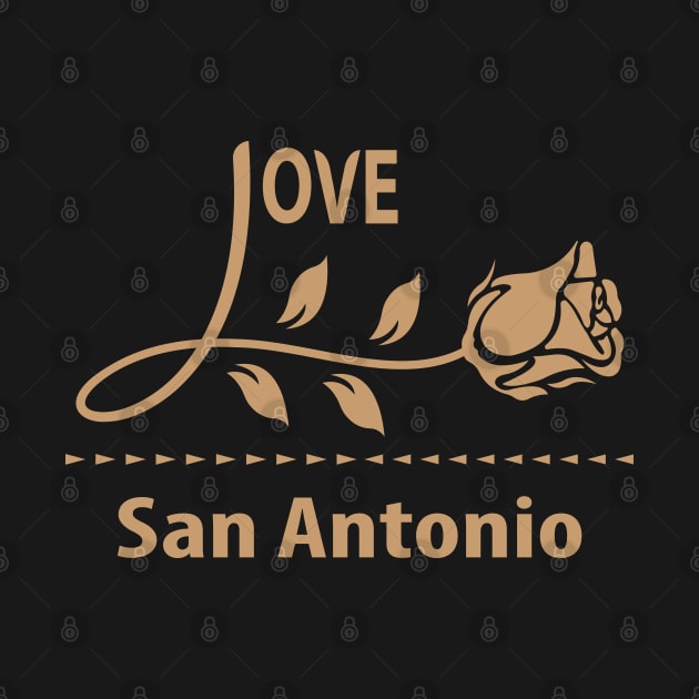 I Love San Antonio by VecTikSam