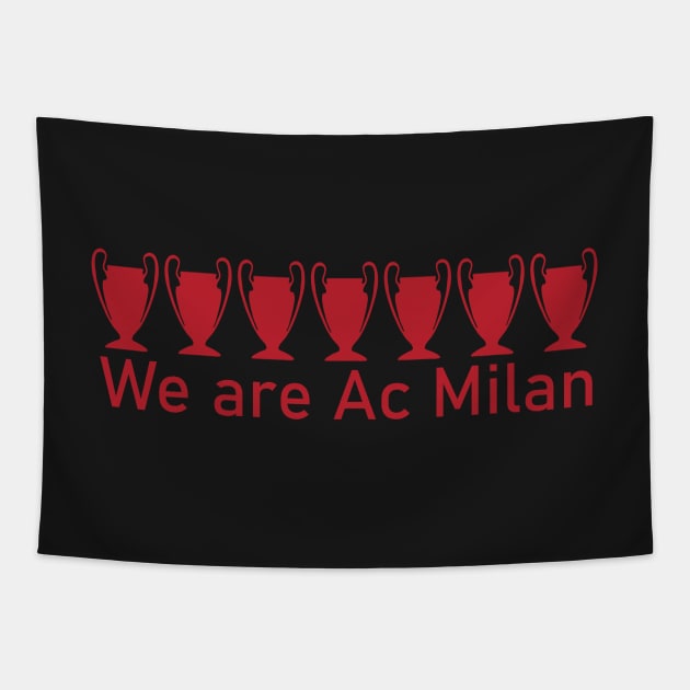 we are milan Tapestry by lounesartdessin