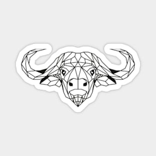 Geometric Buffalo Bison Magnet