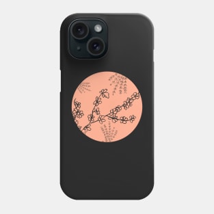 Pretty Peach Flower Phone Case