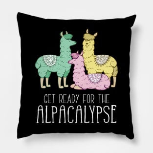 Get Ready For The Alpacalypse Llama Pillow