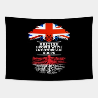 British Grown With Indonesian Roots - Gift for Indonesian With Roots From Indonesia Tapestry