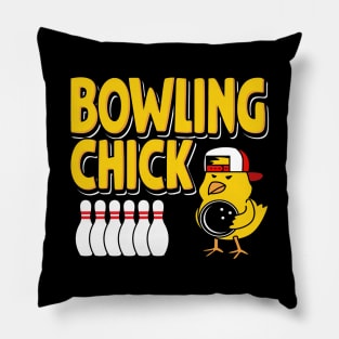 Bowling Chick Pillow