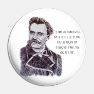 Friedrich Nietzsche quote about change and the mind Pin