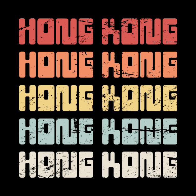 Retro Hongkonger Hong Kong Gift by MeatMan