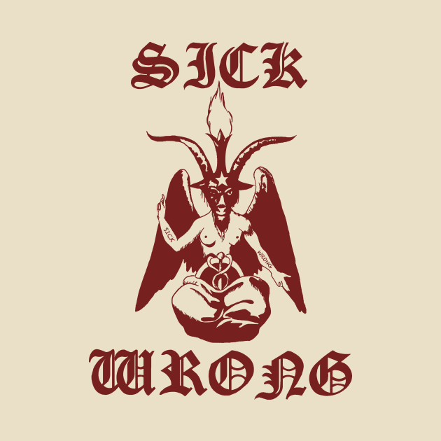 S&W Baphomet (Red) by Sick and Wrong Podcast