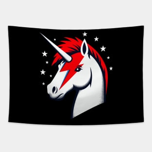 Red Hair Bowie Horse Tapestry