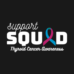 Support Squad Thyroid Cancer Awareness T-Shirt