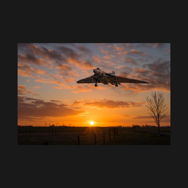 XH558 Comes Home by aviationart