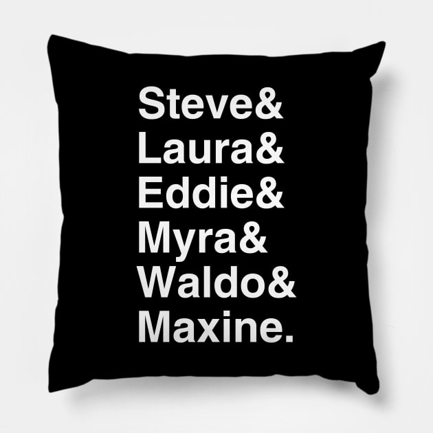 90s Family Sitcom List Pillow by GloopTrekker