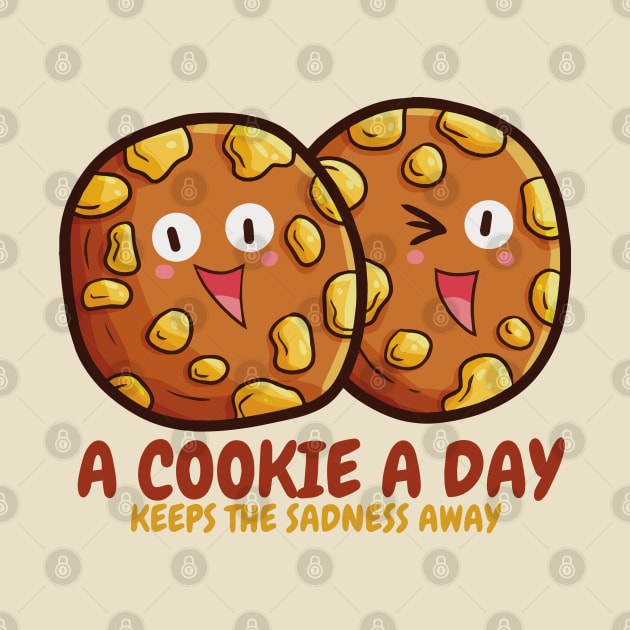 A Cookie a day keeps the sadness away by Jocularity Art