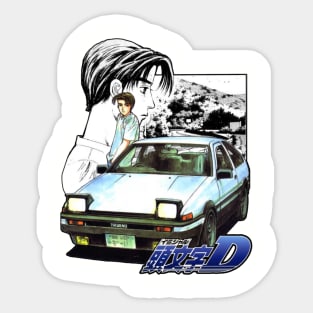 Natsuki & Takumi (Initial D) Sticker for Sale by IHolyBreadI