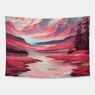 Canada Valentine's Day Vintage Retro 2 Tapestry