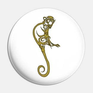 1980-1981, Golden Monkey Chinese Zodiac (Sm. Emblem) Pin