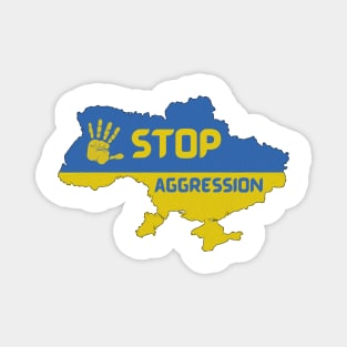 Stop War in Ukraine, Stand with Ukraine Magnet