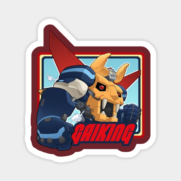 Shogun Warriors Gaiking Magnet by TomMcWeeney