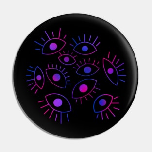 Eyes of the Void - Bi Pride Pin