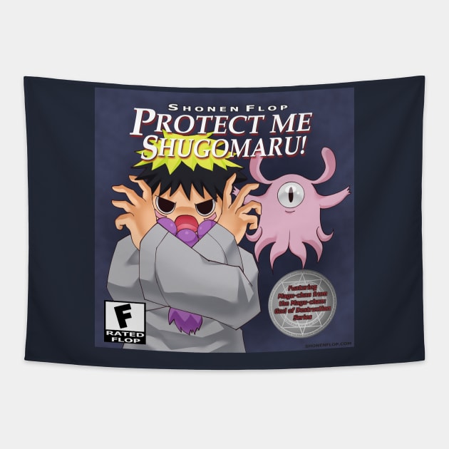 Protect Me Shugomaru! Shonen Flop Art Tapestry by Shonen Flop