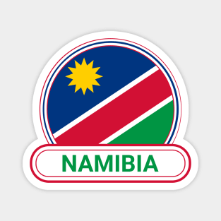 Namibia Country Badge - Namibia Flag Magnet