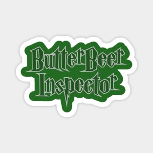 Green ButterBeer Inspector Magnet