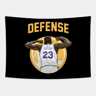 Green Defense One Tapestry