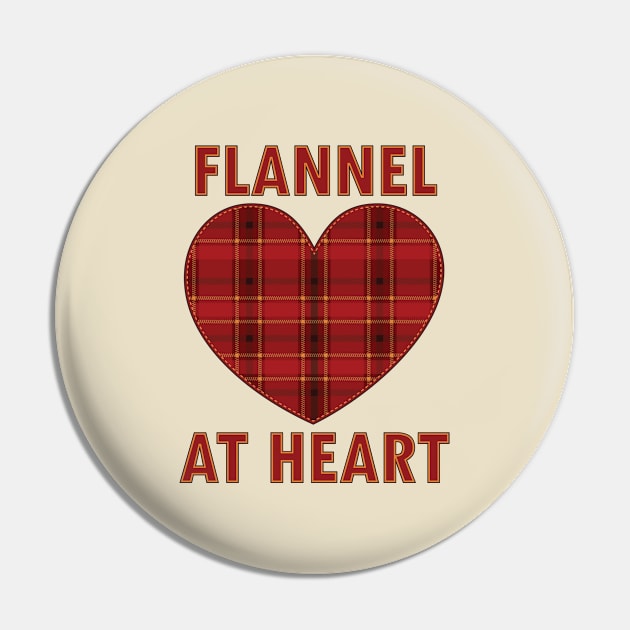 Flannel at Heart Pin by andyjhunter