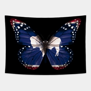 Wyoming Flag Butterfly - Gift for Wyomingite From Wyoming WY Tapestry