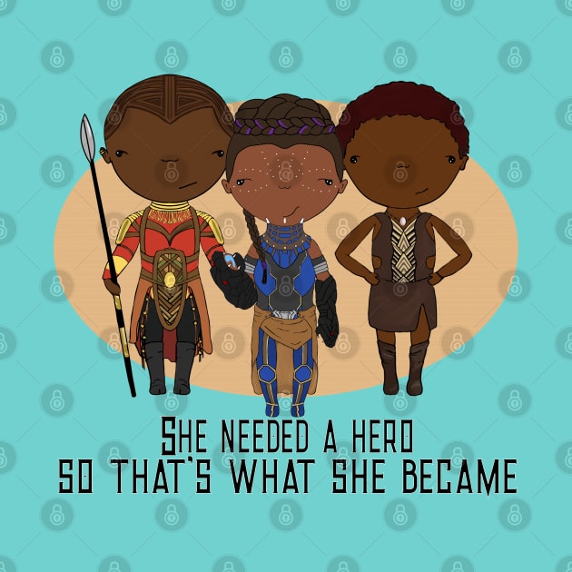 Black Panther Women by Jen Talley Design