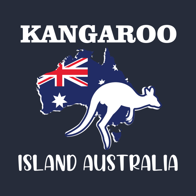 Funny Australian Kangaroo Australia Day by printalpha-art