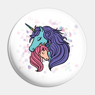 Unicorn Mother & Daughter Pin