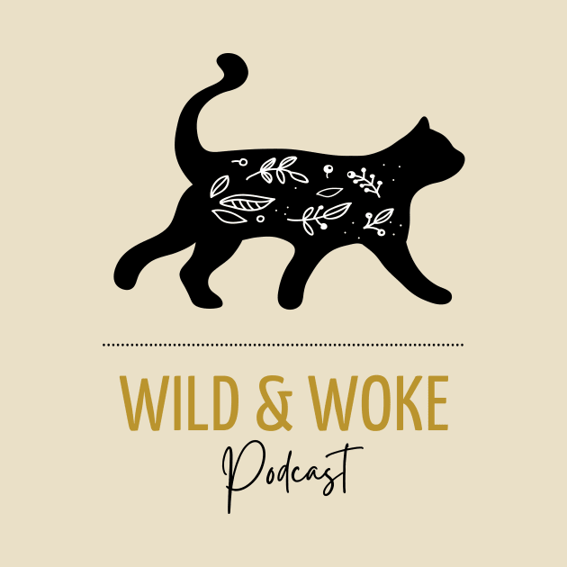 Black Cat Logo by Wild & Woke Podcast