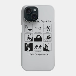 Utah Canyoneers 2019 Winner - Canyoneering Olympics (Dark) Phone Case