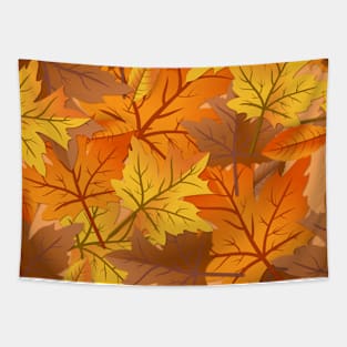 Autumn mask Tapestry