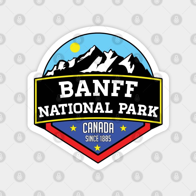 Banff National Park Canada Mountains Nature Magnet by heybert00