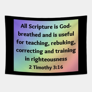 Bible Verse 2 Timothy 3:16 Tapestry