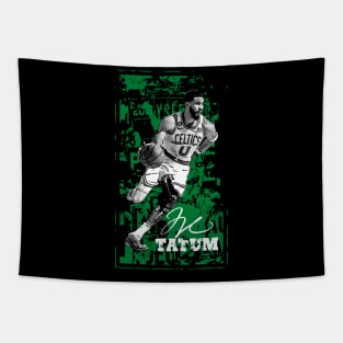 Jayson Tatum Basketball Tapestry