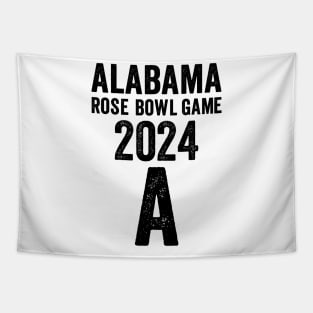 Alabama Rose Bowl Game 2024 - Black Style Tapestry