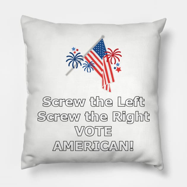 Vote American Pillow by Kleiertees