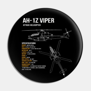 AH-1Z Viper Helicopter Pin