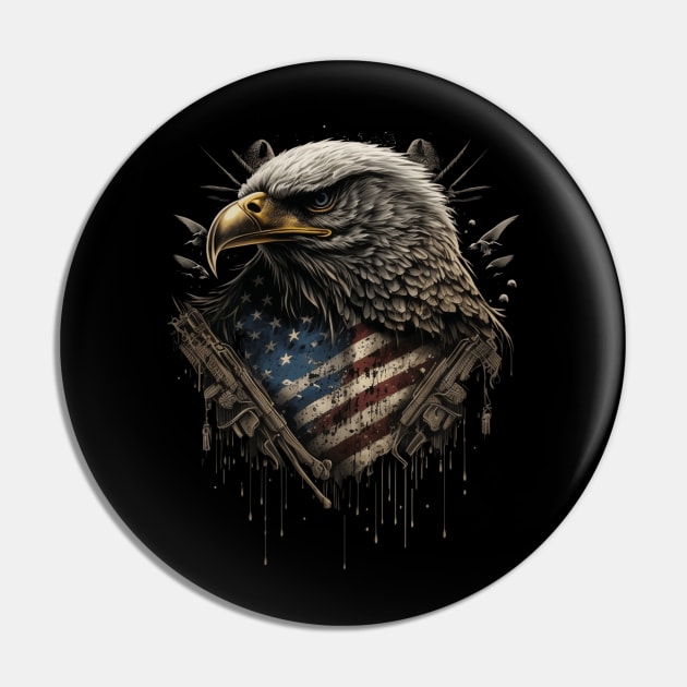 American Army Eagle Pin by Lost Ghost