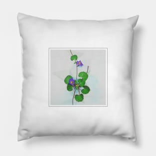 Real Floral Flower Plant 15 Pillow