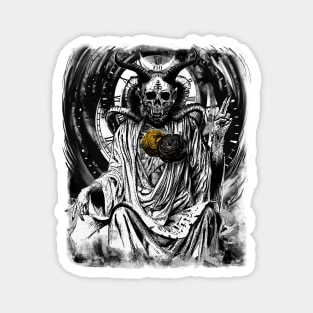 Occult Grunge Gothic Satan - Creepy Hell Devil manga Art Magnet