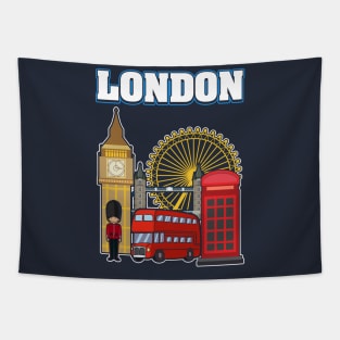 London Souvenir Gift Tapestry