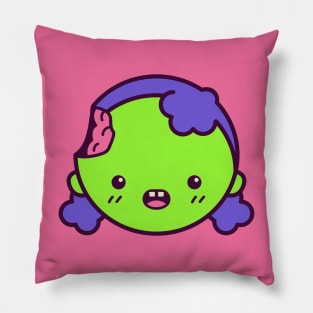 Kawaii Cute Zombie Girl Cartoon Pillow