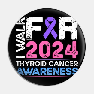 Thyroid Cancer Awareness 2024 Walk Pin