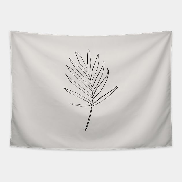 Palm leaf Tapestry by Printable Muse