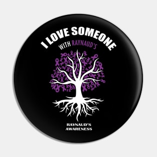 I Love Someone With Raynaud's | Raynaud's Awareness Pin