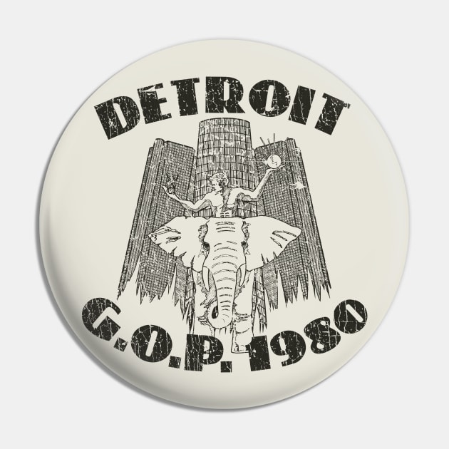 Detroit GOP 1980 Pin by JCD666